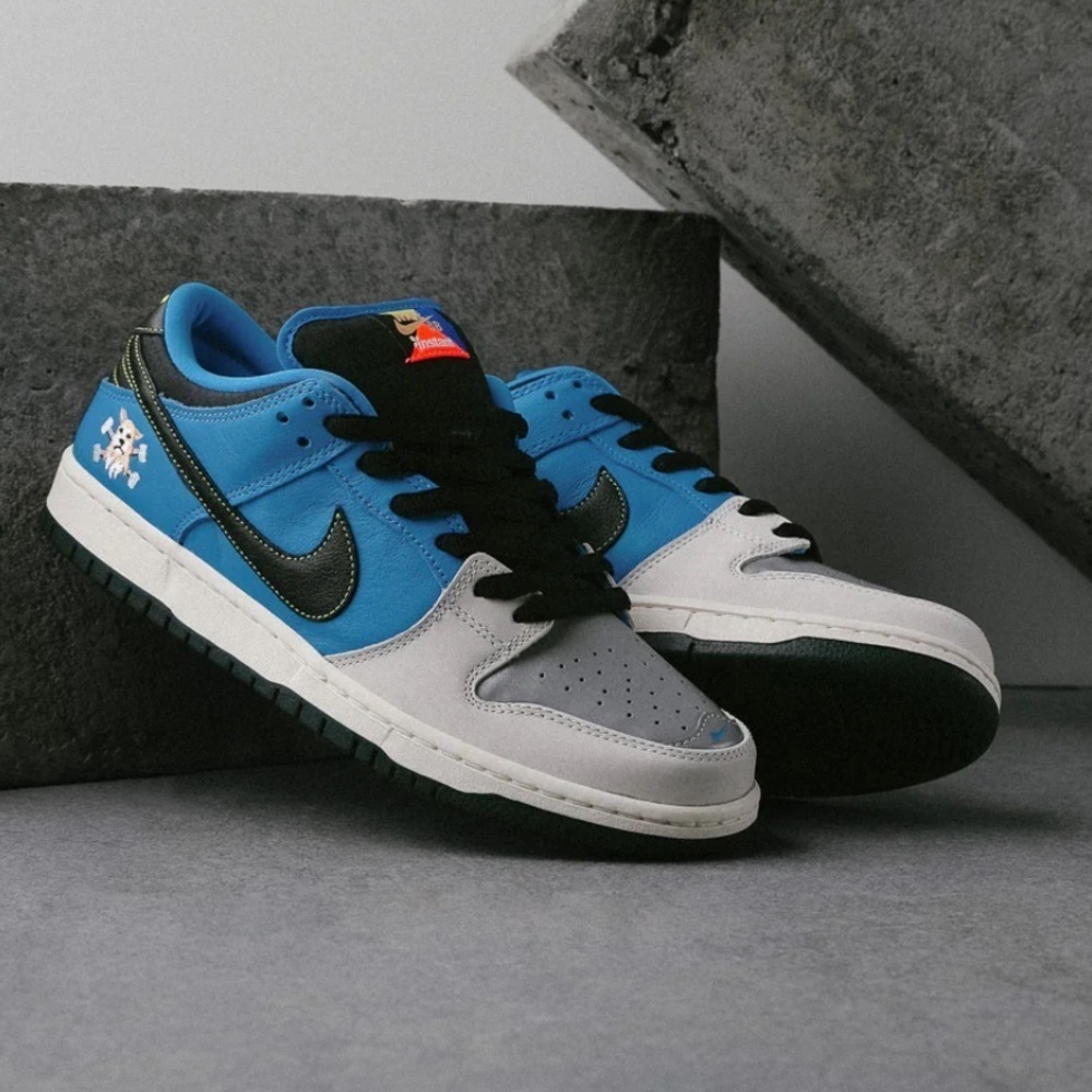 Nike SB x Instant Dunk Low Pro QS 2 Black and Blue Sneakers